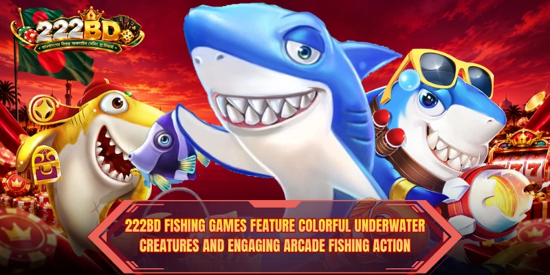 222BD Fishing Games feature colorful underwater creatures and engaging arcade fishing action.