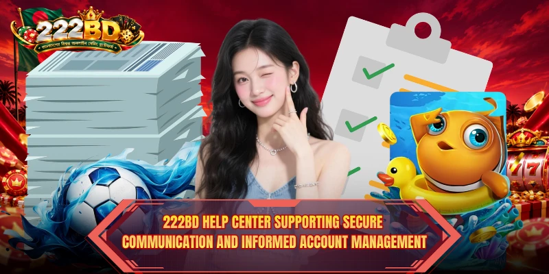 222BD Help Center supporting secure communication and informed account management