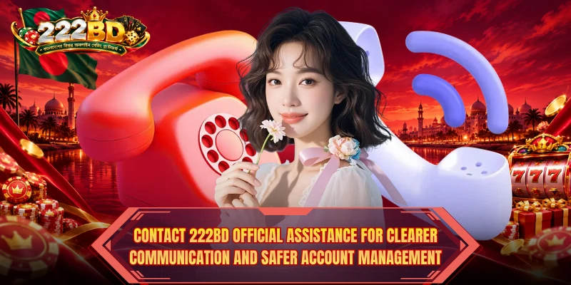 Contact 222BD official assistance for clearer communication and safer account management