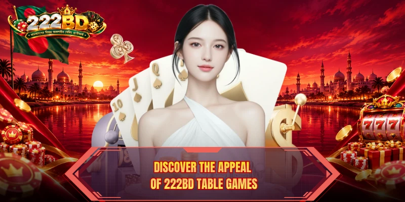 222BD Table Games digital card table showcasing clear controls and an accessible online gaming interface