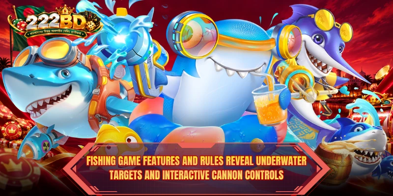 Fishing Game Features and Rules reveal underwater targets and interactive cannon controls. Fishing Game Features and Rules reveal underwater targets and interactive cannon controls.