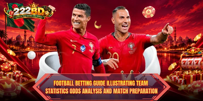 Football Betting Guide illustrating team statistics odds analysis and match preparation Football Betting Guide illustrating team statistics odds analysis and match preparation