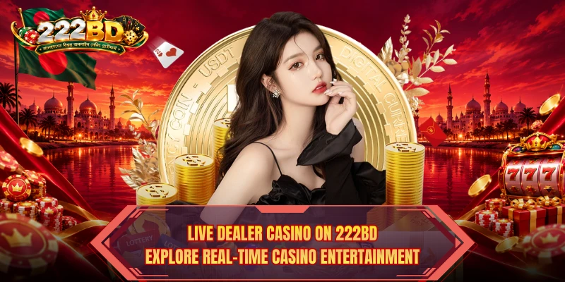 Live Dealer Casino On 222BD: Explore Real-Time Casino Entertainment