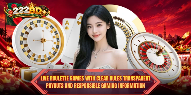 Live Roulette Games with clear rules transparent payouts and responsible gaming information