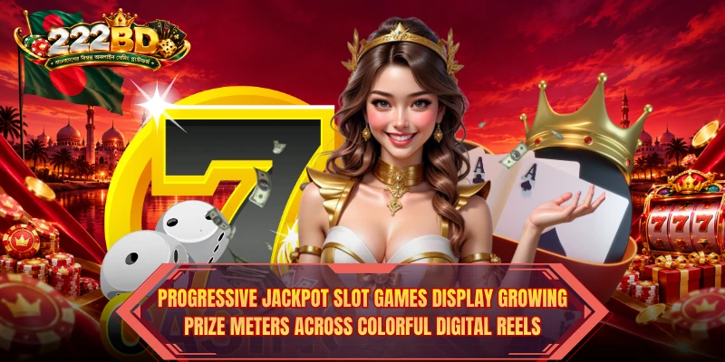 Progressive Jackpot Slot Games display growing prize meters across colorful digital reels. Progressive Jackpot Slot Games display growing prize meters across colorful digital reels.