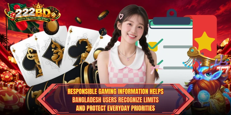 Responsible Gaming Information helps Bangladesh users recognize limits and protect everyday priorities.